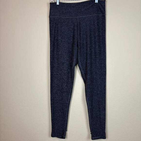 Victoria's Secret Purple/Gray High Rise Full Length Wide Waist Band Leggings - Picture 2 of 13